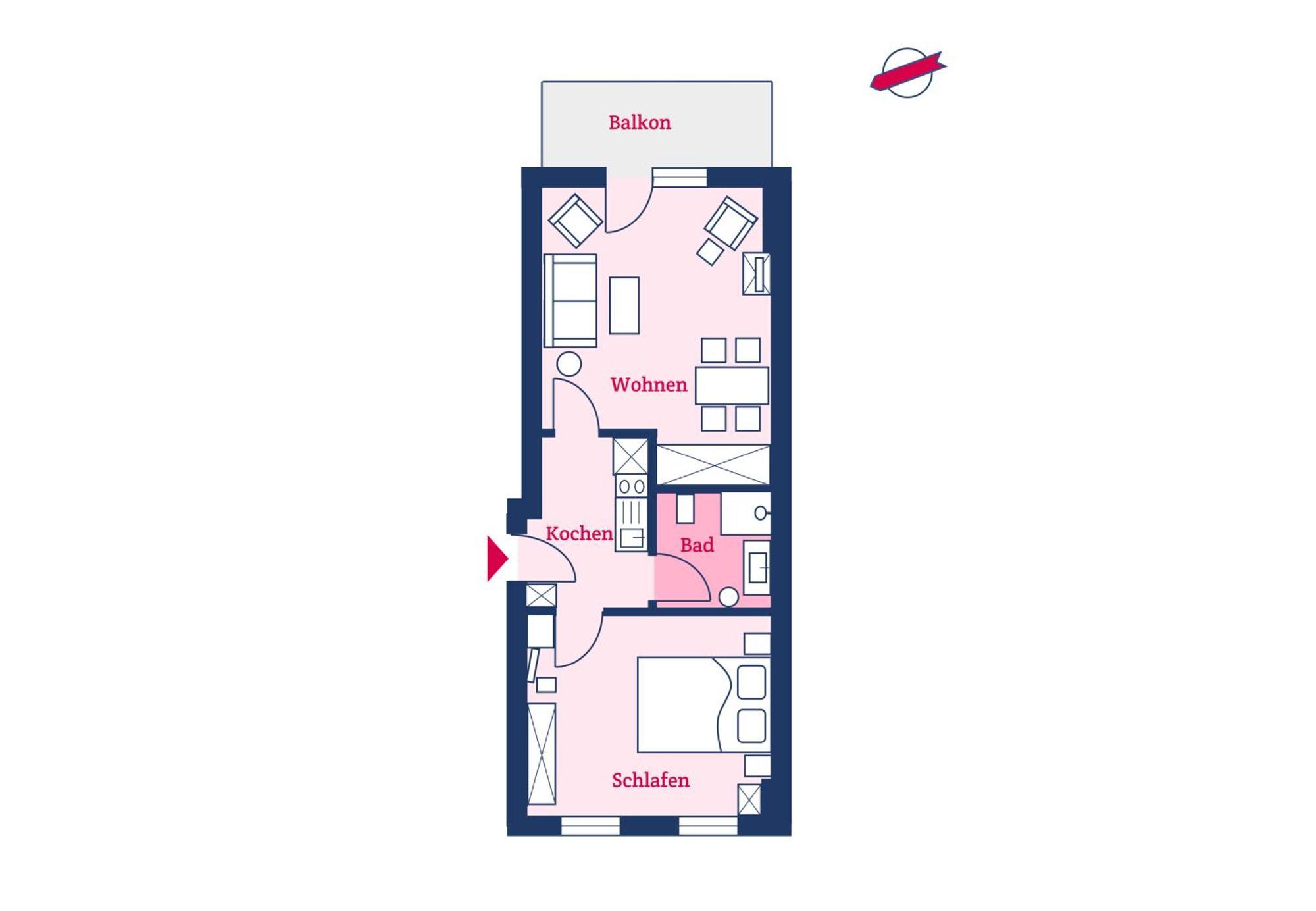Nordland Appartements Wohnung Juetland 비크아프포르 외부 사진